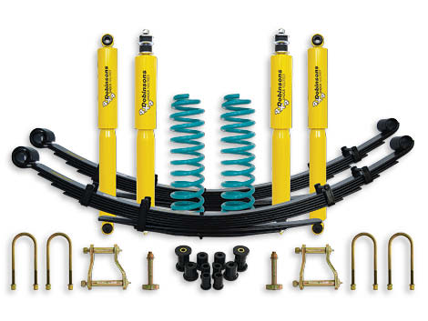 Image of an awewsome Dobinsons suspension lift kit for this vehicle.