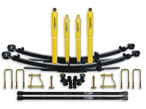 Image of an awewsome Dobinsons suspension lift kit for this vehicle.